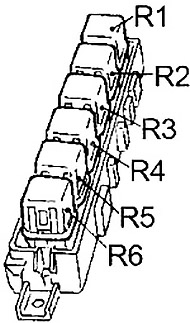 Nissan Sentra (1990-1994) - Pojistková skříňka