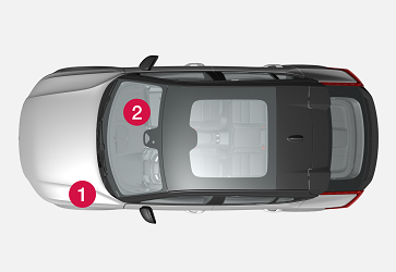 Volvo C40 Recharge (2022) - pojistková skříňka